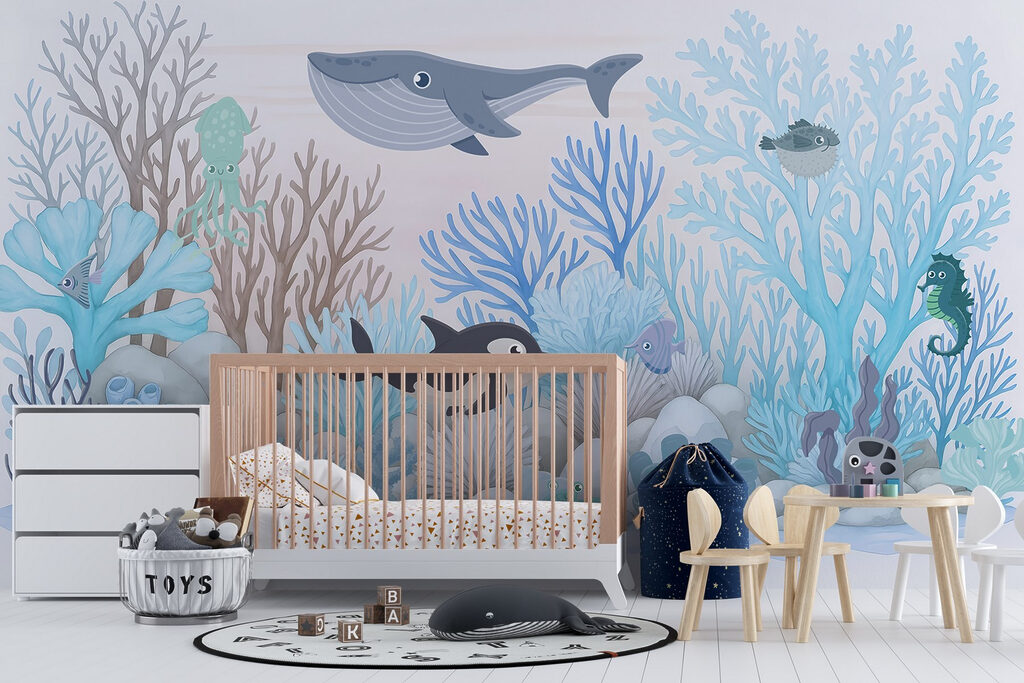 Wale zwischen Korallen — Interieur 1