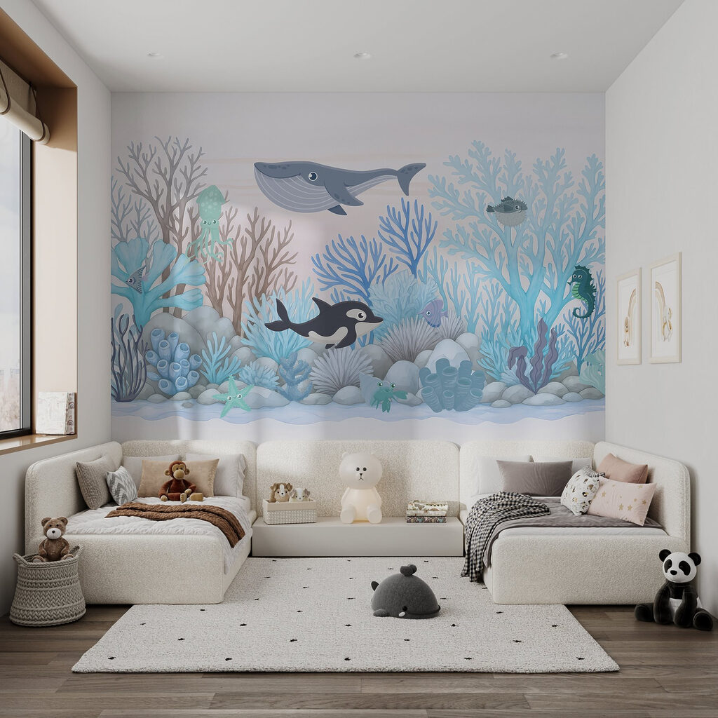 Wale zwischen Korallen — Interieur 3