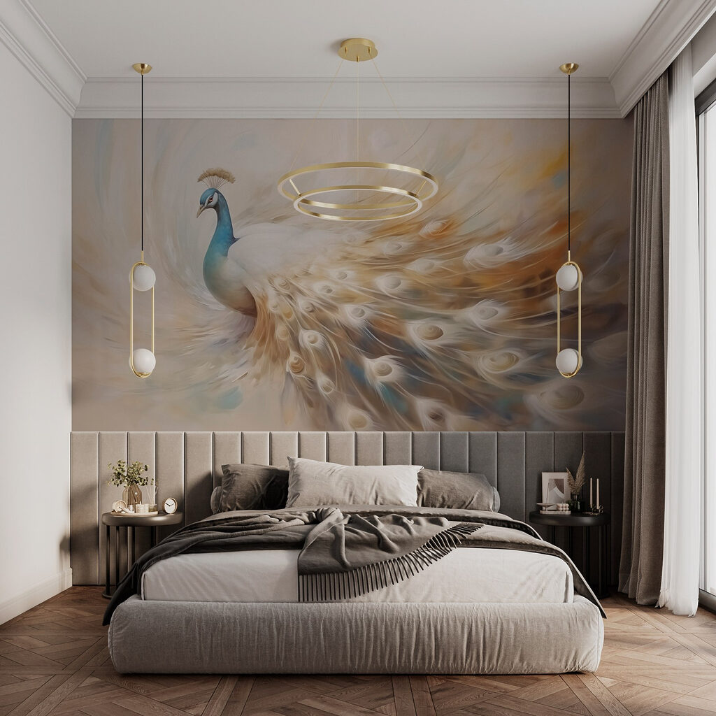 Pfau mit langem Schweif — Interieur 1