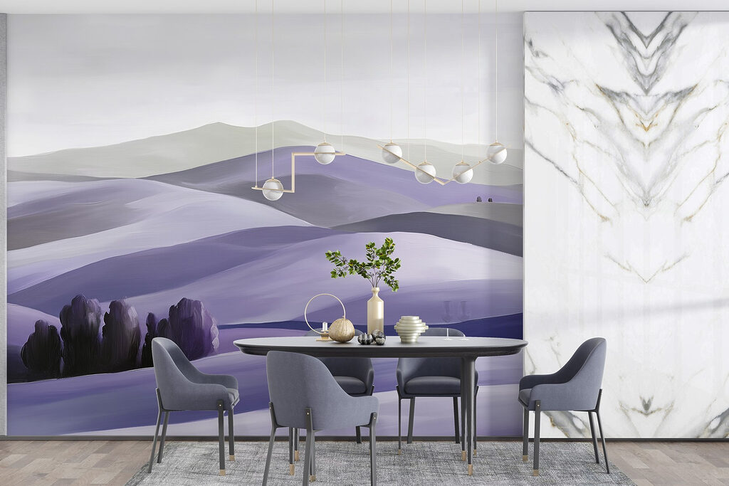 Baumgruppe zwischen Hügeln — Interieur 2