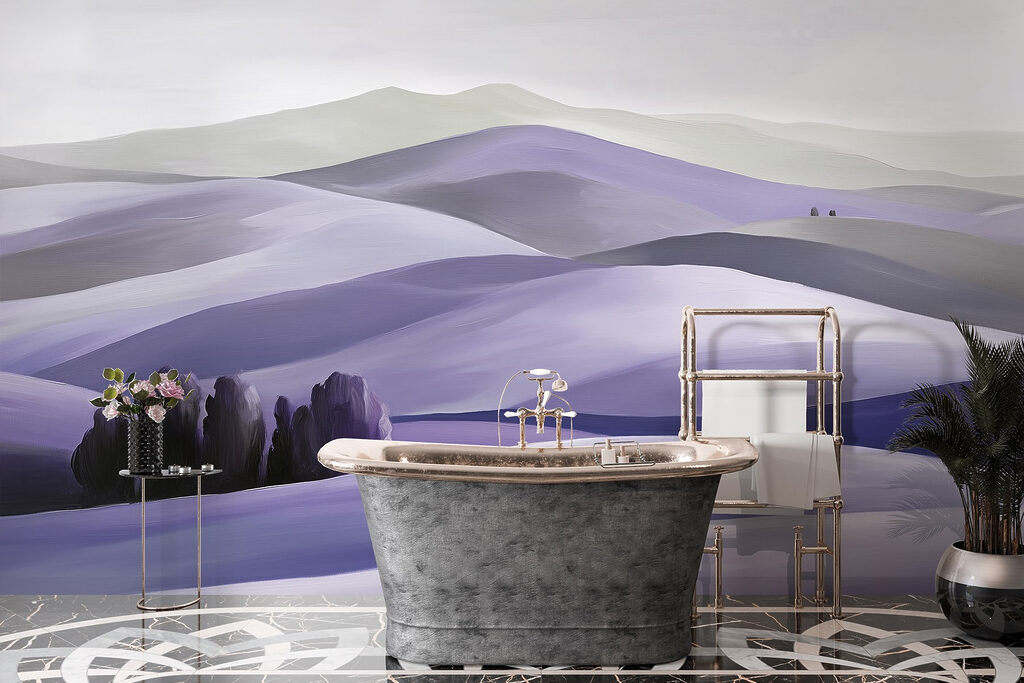 Baumgruppe zwischen Hügeln — Interieur 3