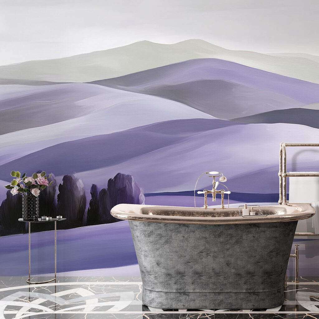 Baumgruppe zwischen Hügeln — Interieur 4