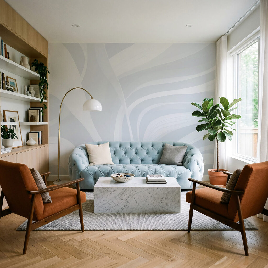 Breite fließende Bahnen — Interieur 2