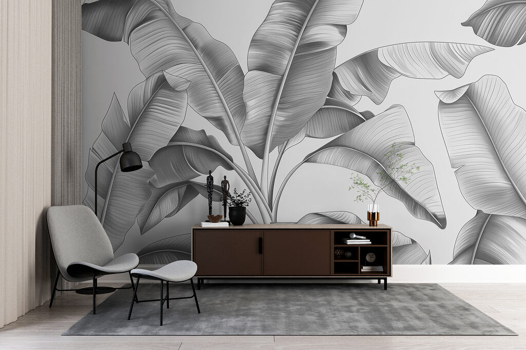 Große gebogene Blätter — Interieur 2