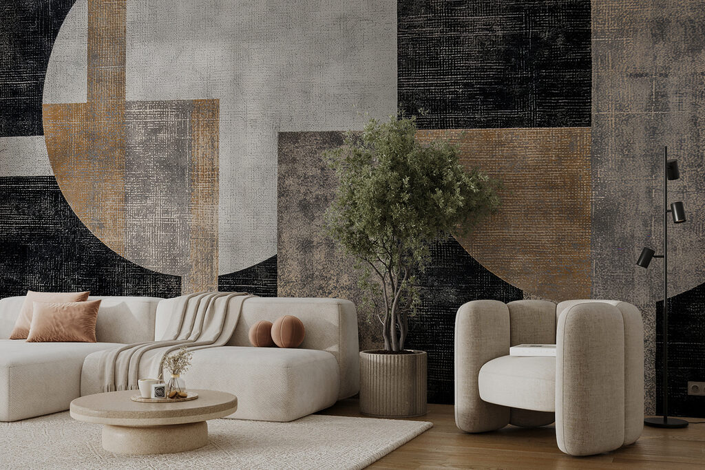 Kreise zwischen verwitterten Flächen — Interieur 2
