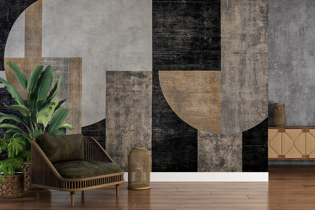 Kreise zwischen verwitterten Flächen — Interieur 3