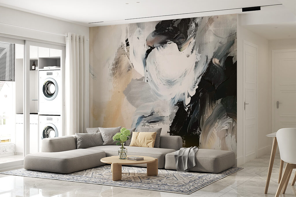 Schwarz trifft Creme — Interieur 3