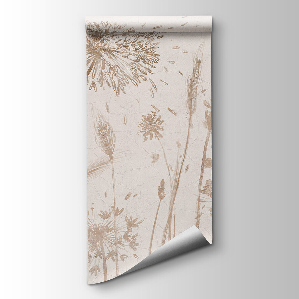 Trockenblumen in Beige — Produktansicht