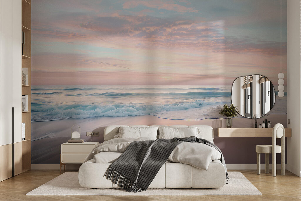 Strand unter rosa Himmel — Interieur 2