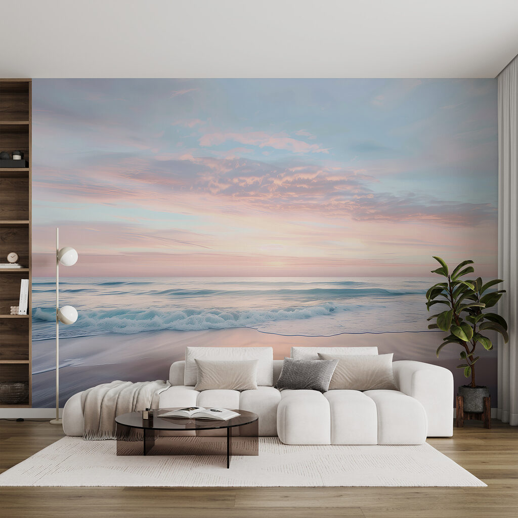 Strand unter rosa Himmel — Interieur 3