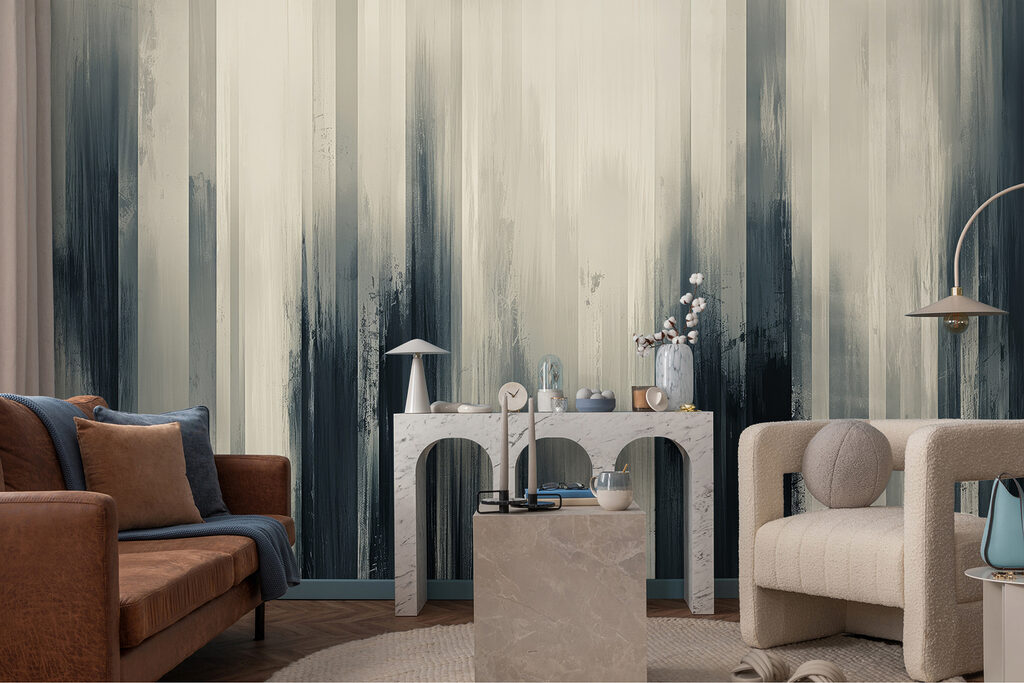 Verwischte senkrechte Striche — Interieur 3