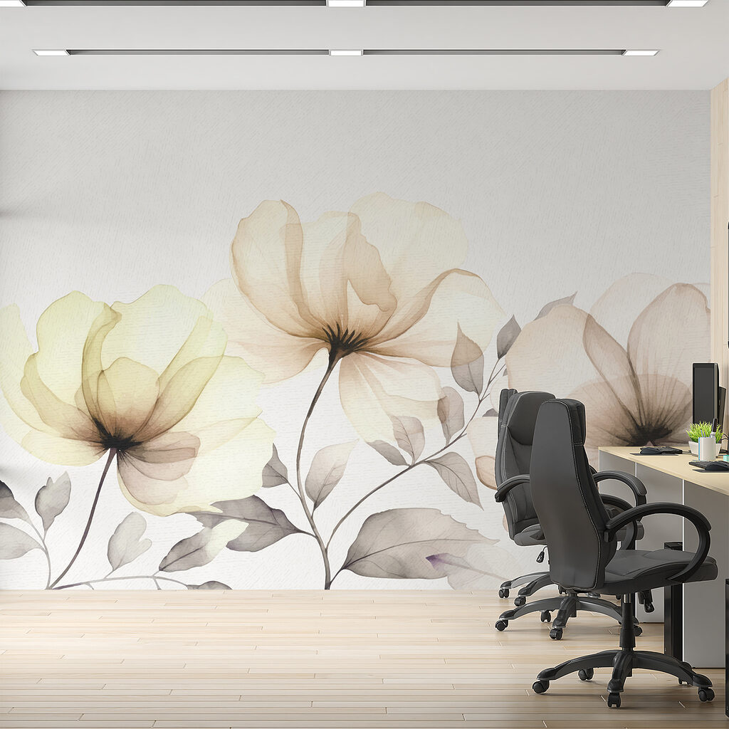 Offene Blüten an Zweigen — Interieur 2