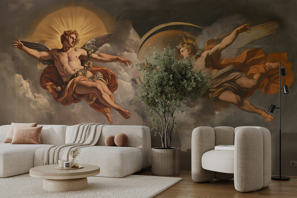 Flügel im Wolkenfresko — Interieur 2