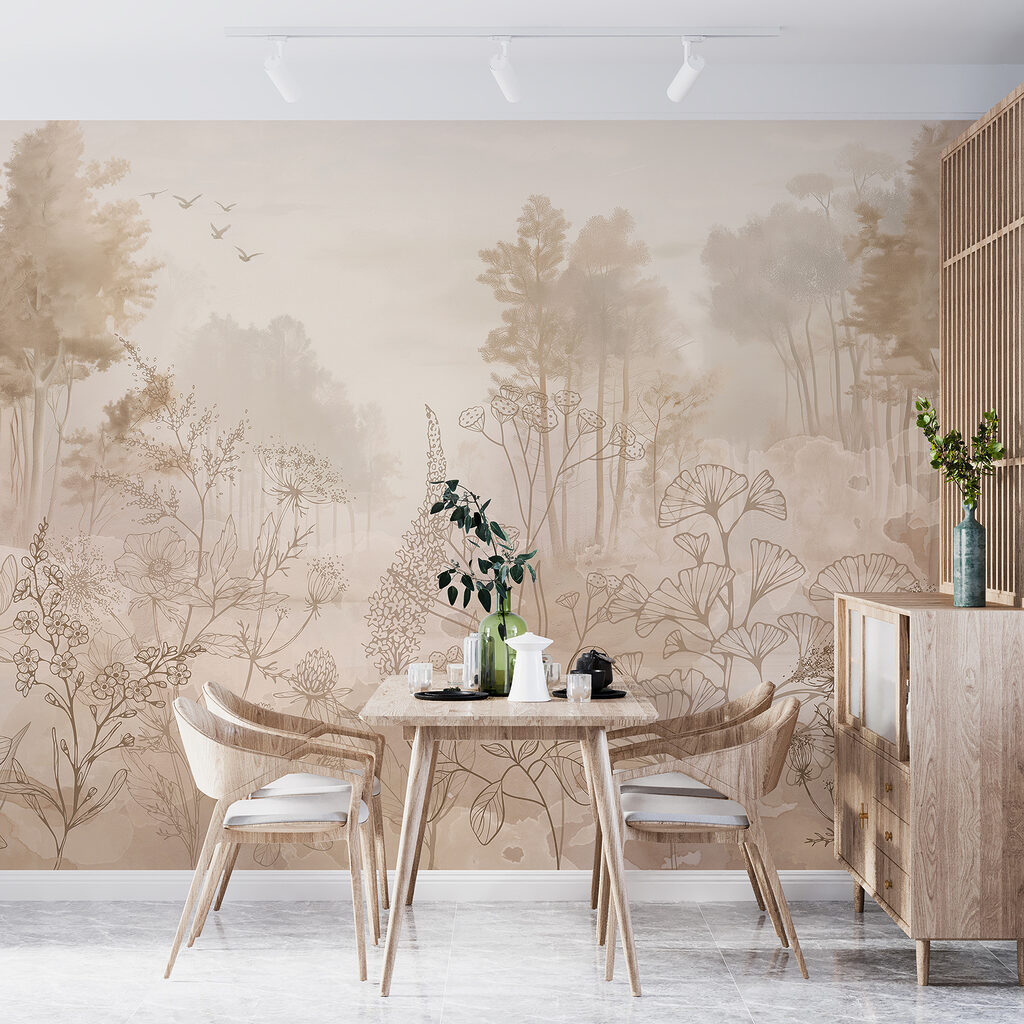 Blumenkonturen am Waldrand — Interieur 4