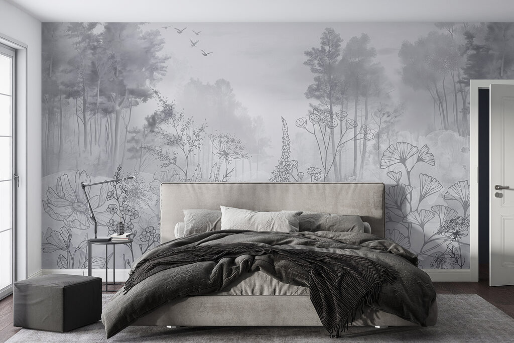 Blumenkonturen am Waldrand — Interieur 1