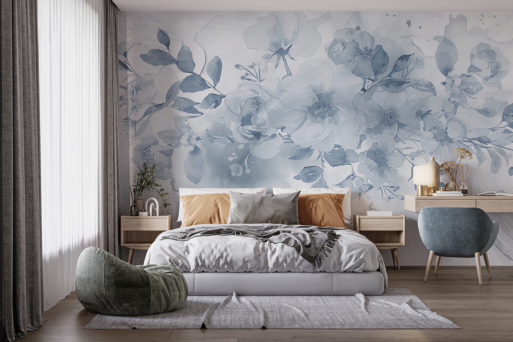 Blüten in ruhigen Tönen — Interieur 1