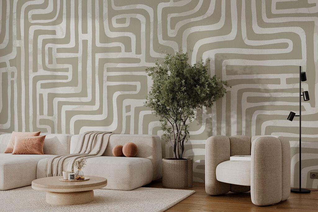 Labyrinth aus Linien — Interieur 1