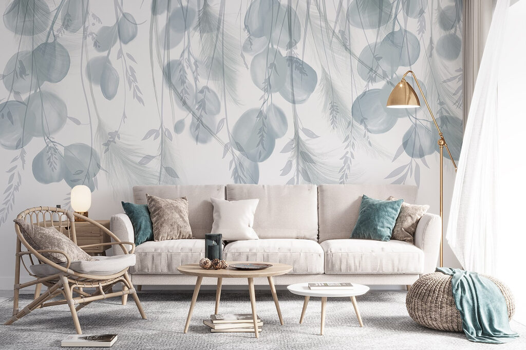 Girlanden aus runden Blättern — Interieur 4