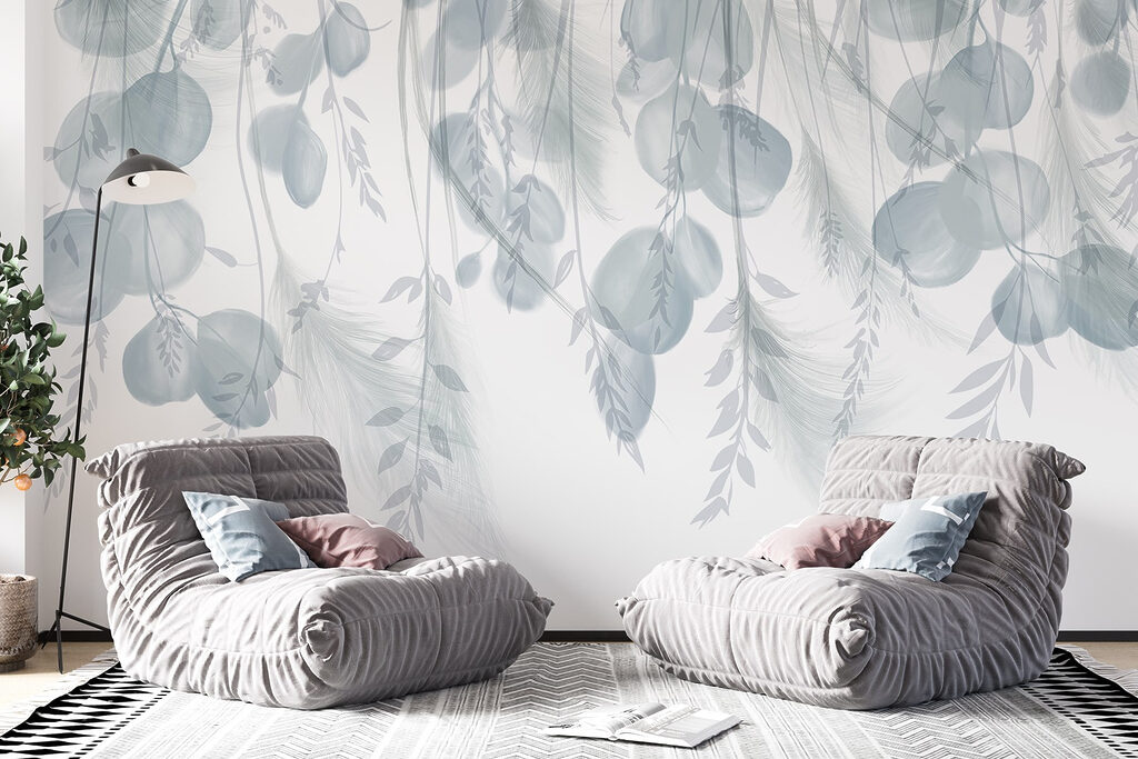 Girlanden aus runden Blättern — Interieur 5