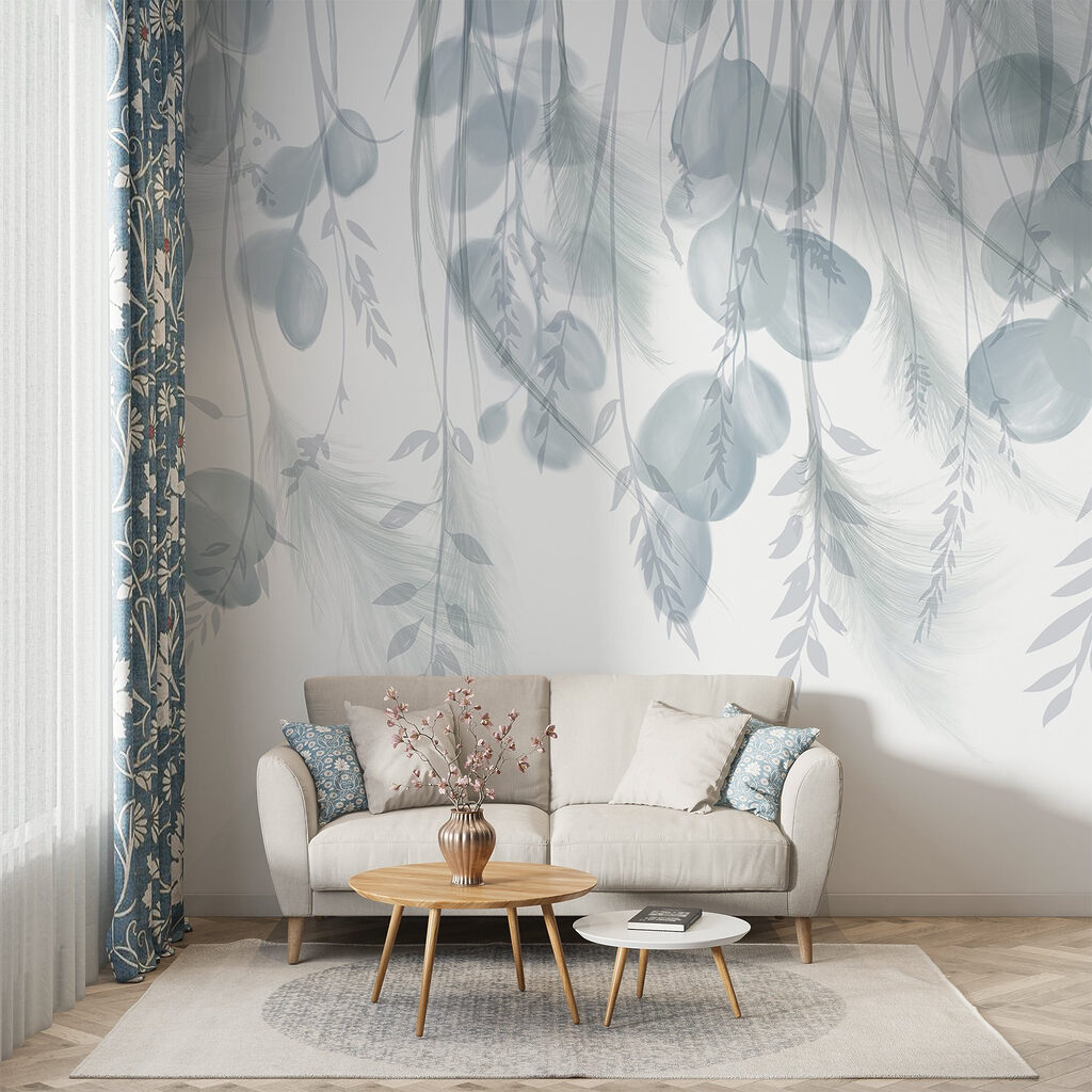 Girlanden aus runden Blättern — Interieur 6