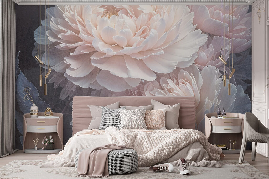 Luftige weiße Blüten — Interieur 2