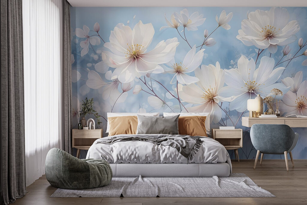 Weiße Blüten unterm Himmel — Interieur 2