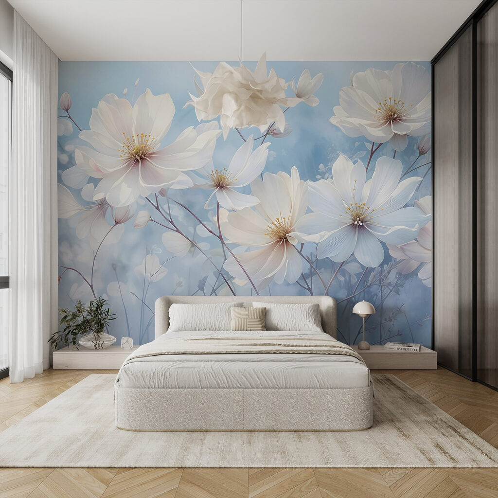 Weiße Blüten unterm Himmel — Interieur 4