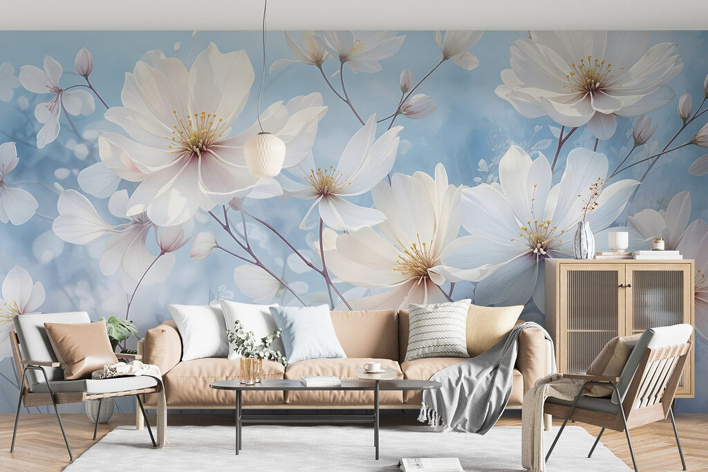 Weiße Blüten unterm Himmel — Interieur 5