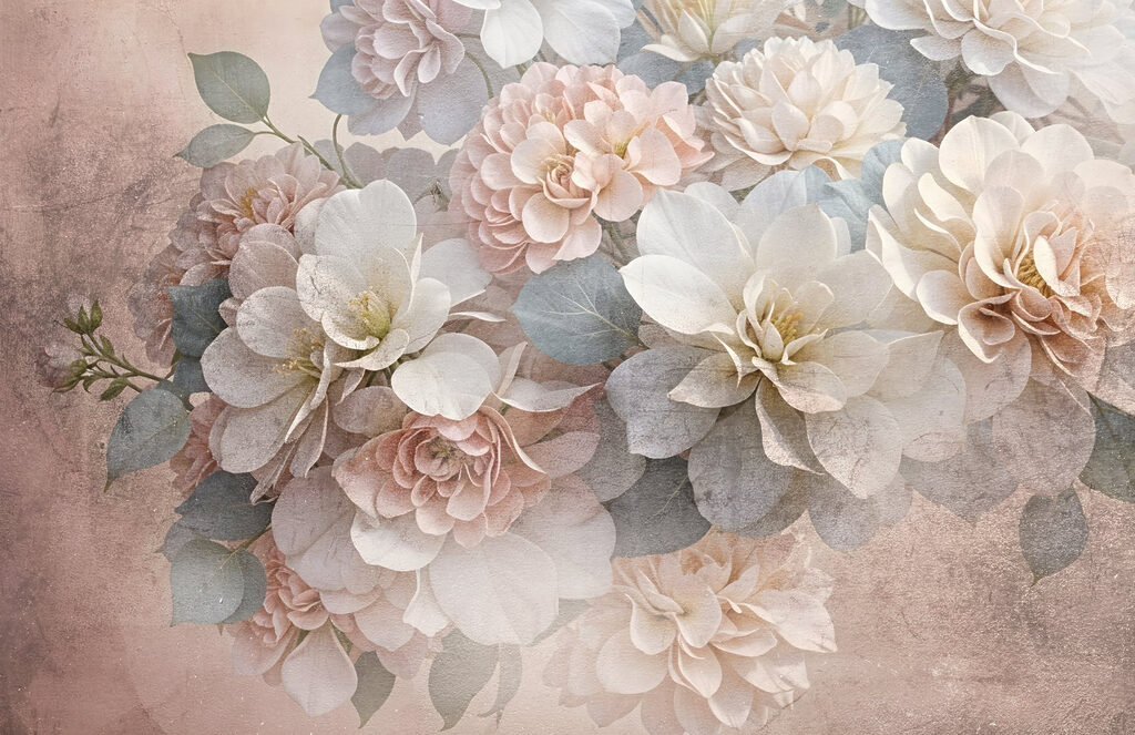 Strauß aus dem Garten — ganzes Design