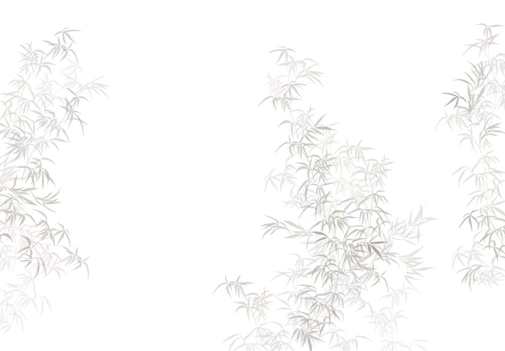Fein gezeichneter Bambus — ganzes Design