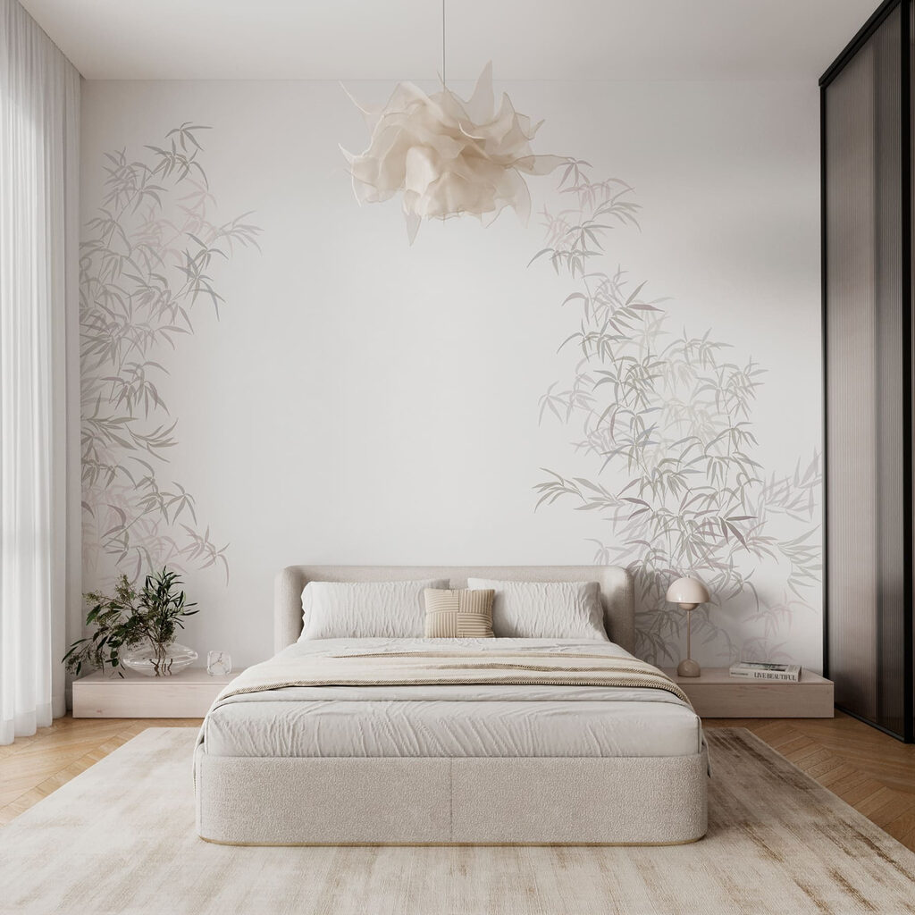 Fein gezeichneter Bambus — Interieur 2