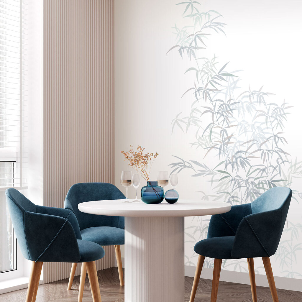 Fein gezeichneter Bambus — Interieur 1