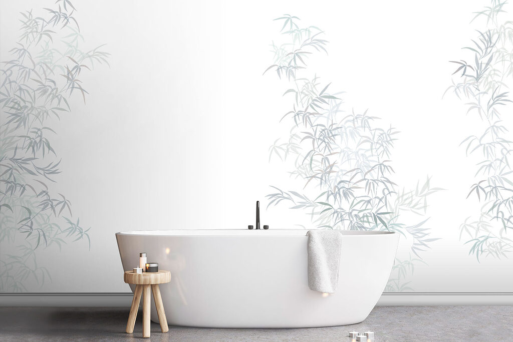 Fein gezeichneter Bambus — Interieur 2