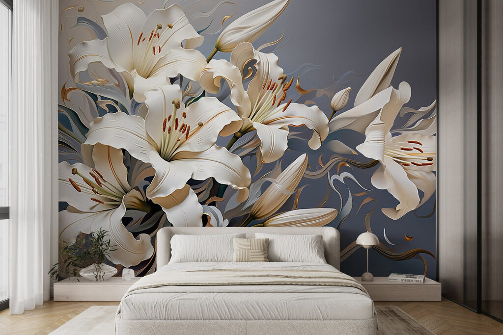 Lilien in Wellenlinien — Interieur 2