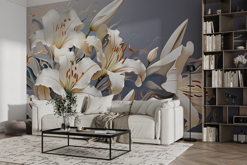 Lilien in Wellenlinien — Interieur 4