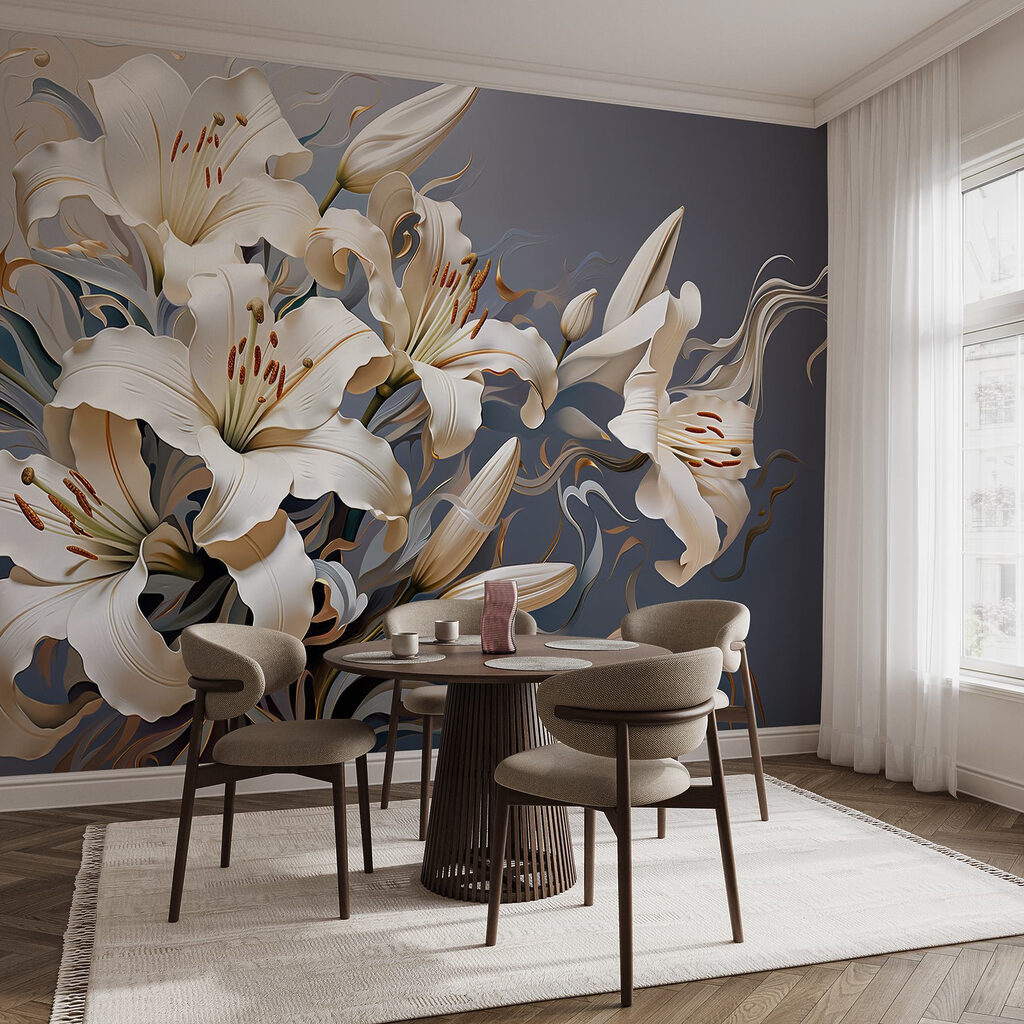 Lilien in Wellenlinien — Interieur 6