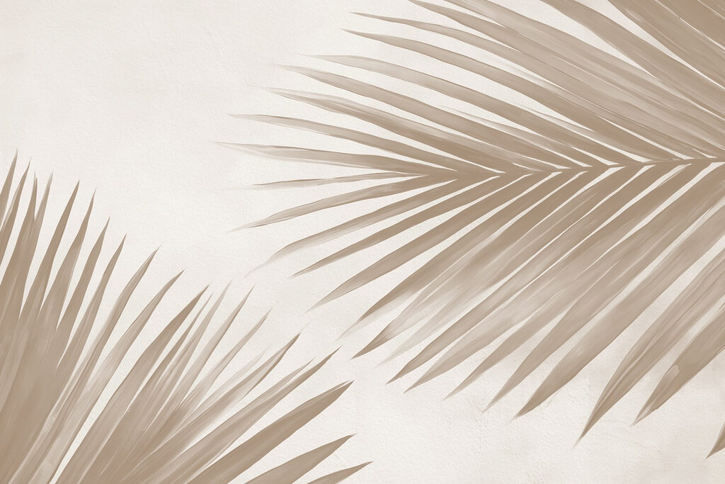 Große Palmwedel — ganzes Design
