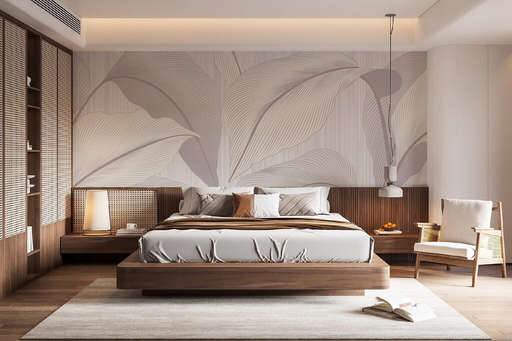 Blätter mit feinen Rillen — Interieur 1