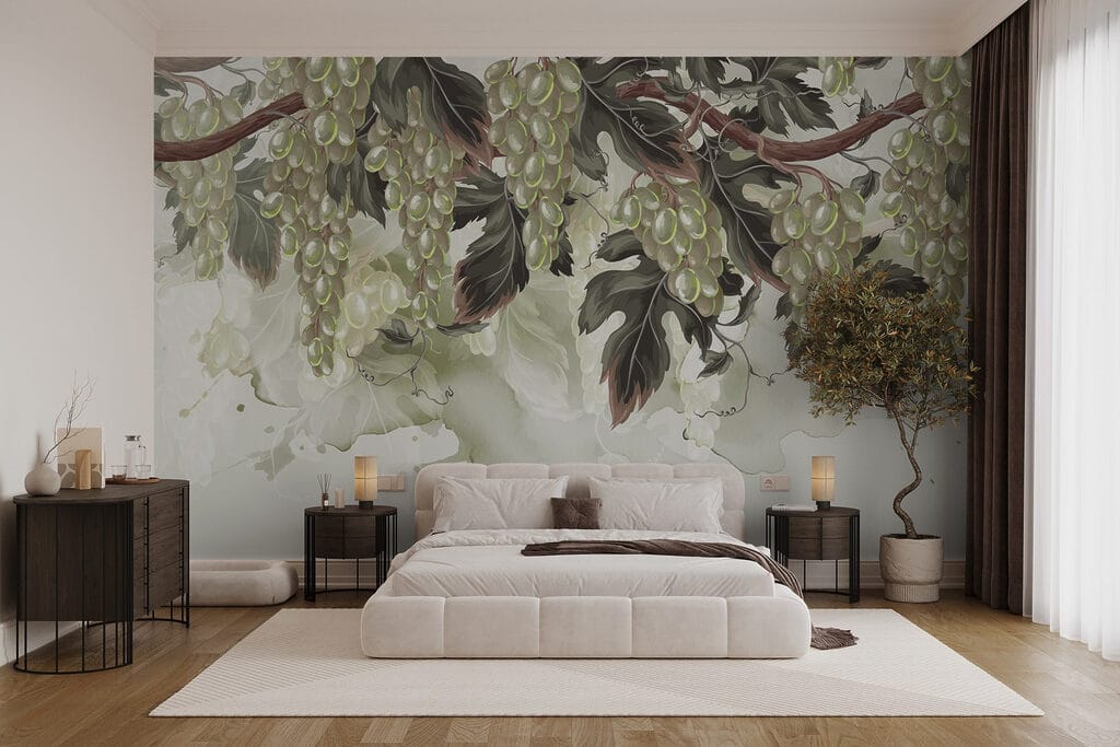 Weintrauben an der Rebe — Interieur 1
