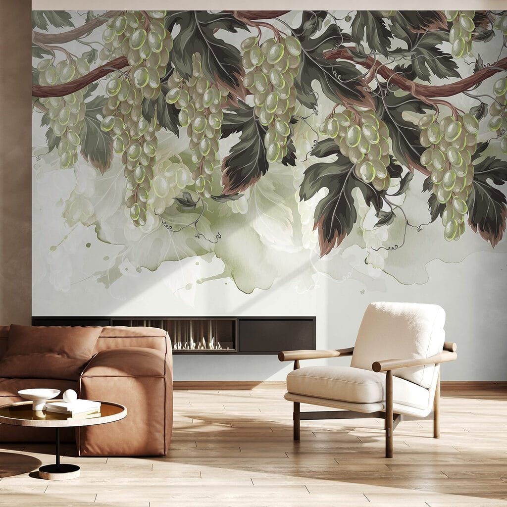 Weintrauben an der Rebe — Interieur 4