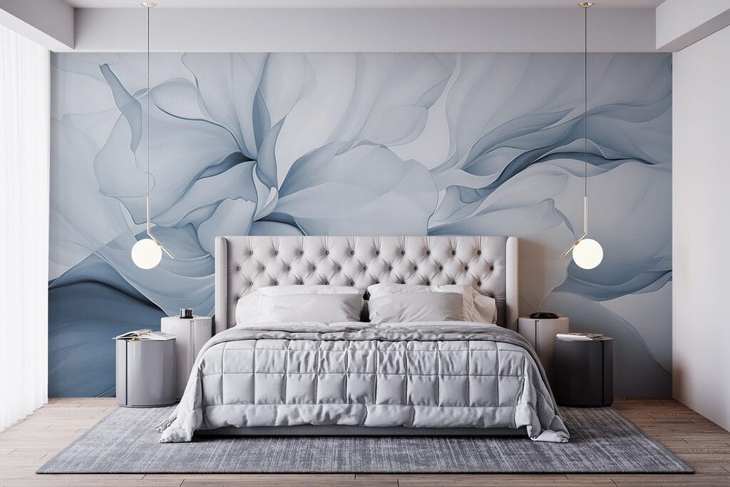 Weit geöffnete Blüte in einem Interieur