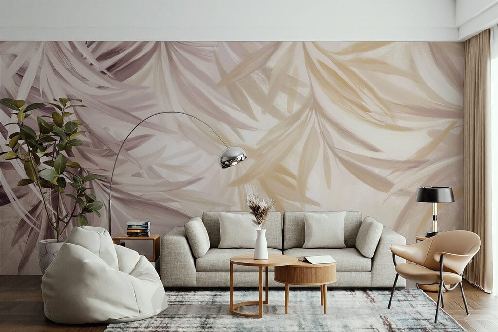 Palmwedel in sanfter Bewegung — Interieur 3