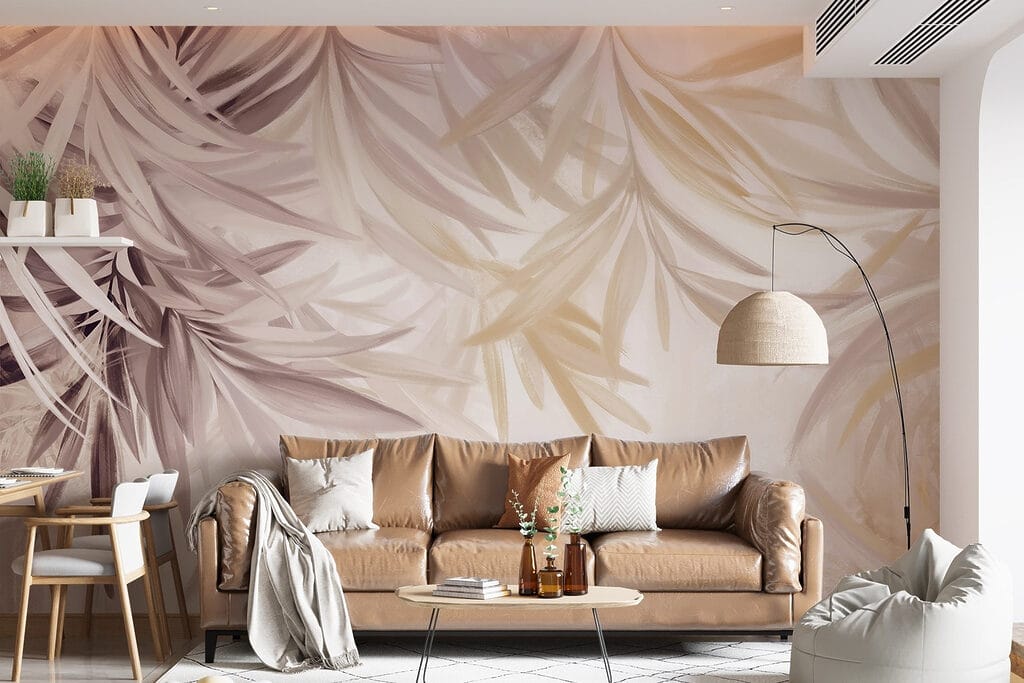 Palmwedel in sanfter Bewegung — Interieur 4