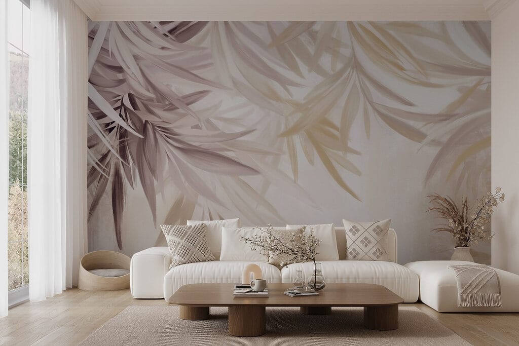 Palmwedel in sanfter Bewegung — Interieur 5