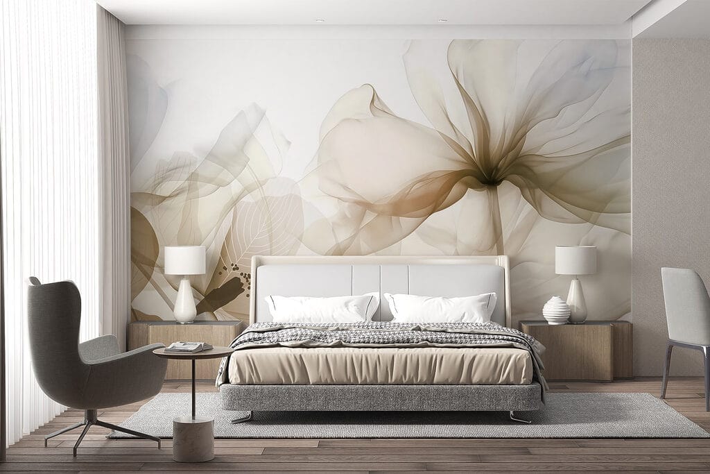 Federleichte Blüten in einem Interieur