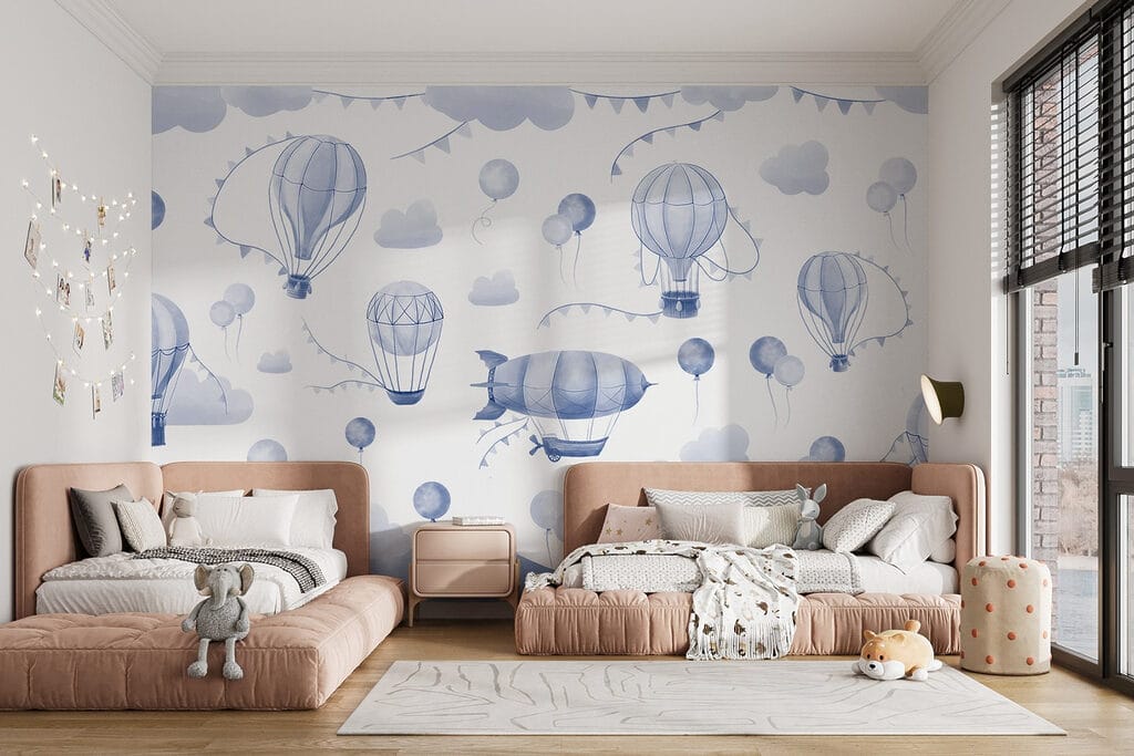 Heißluftballons über Bergen — Interieur 3