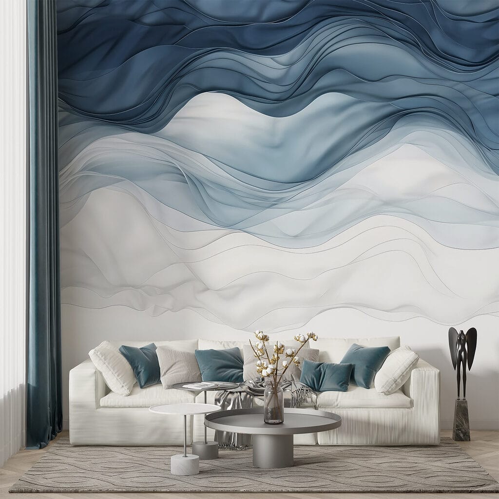 Blau-weiße Wellen — Interieur 5
