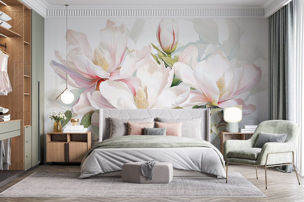 Elegante Pastellblüten — Interieur 1