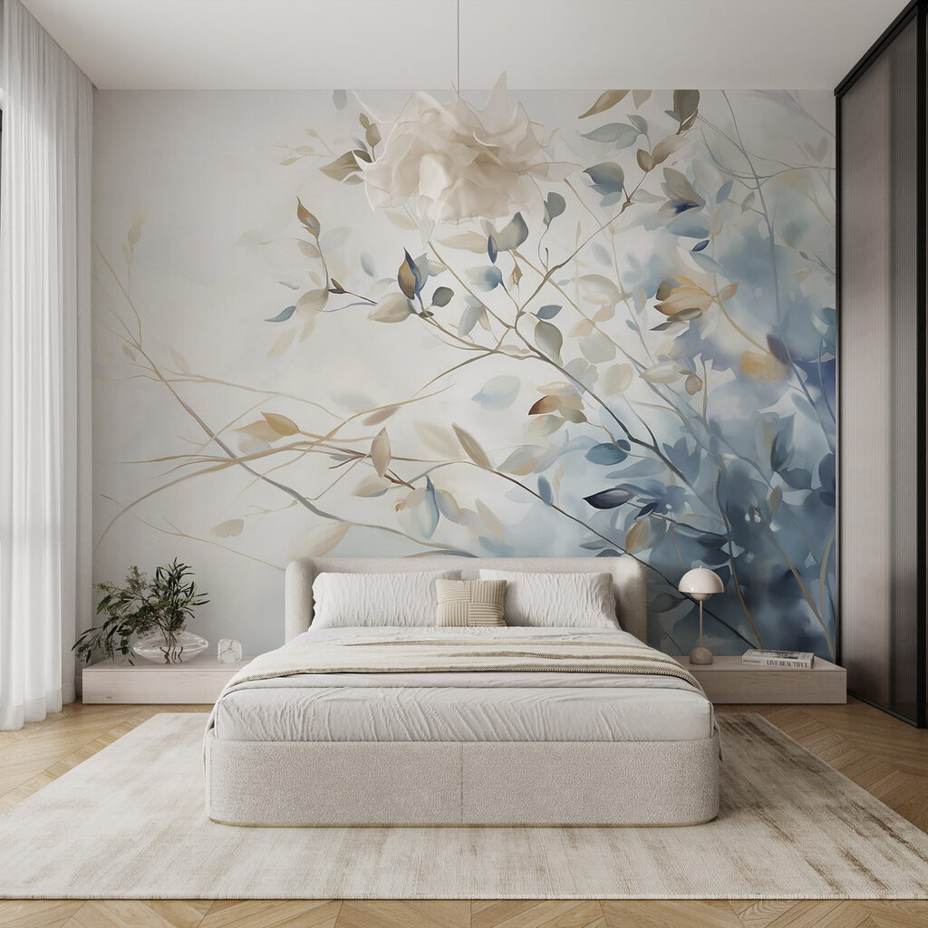 Blattzweige im blauen Dunst — Interieur 3