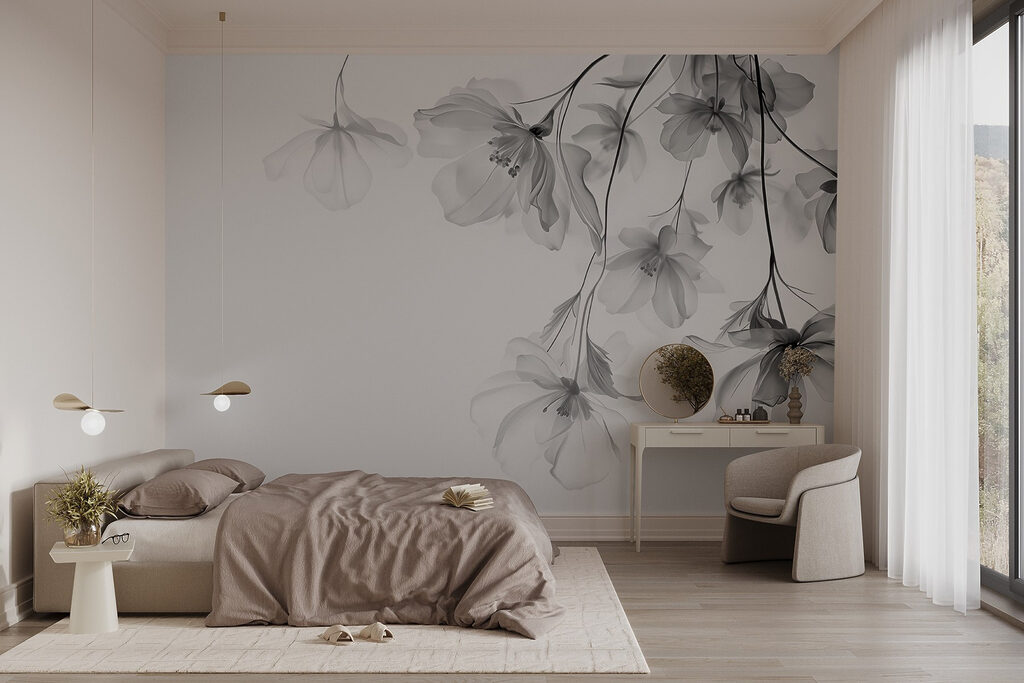 Herabsinkende Blüten — Interieur 1